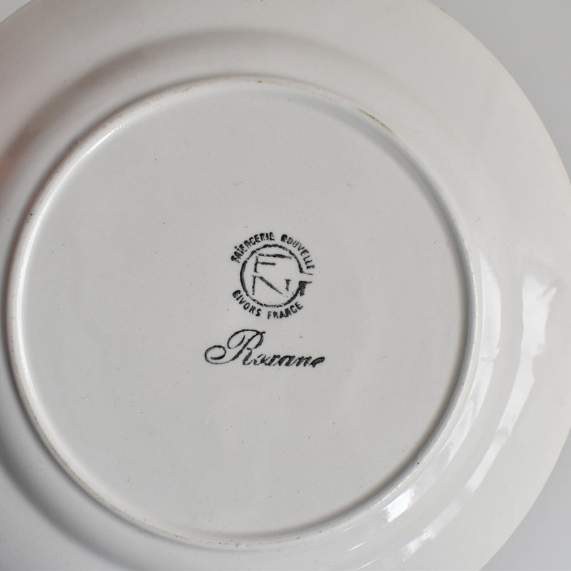 Vintage Dessert Plate, Gien Roxanne B