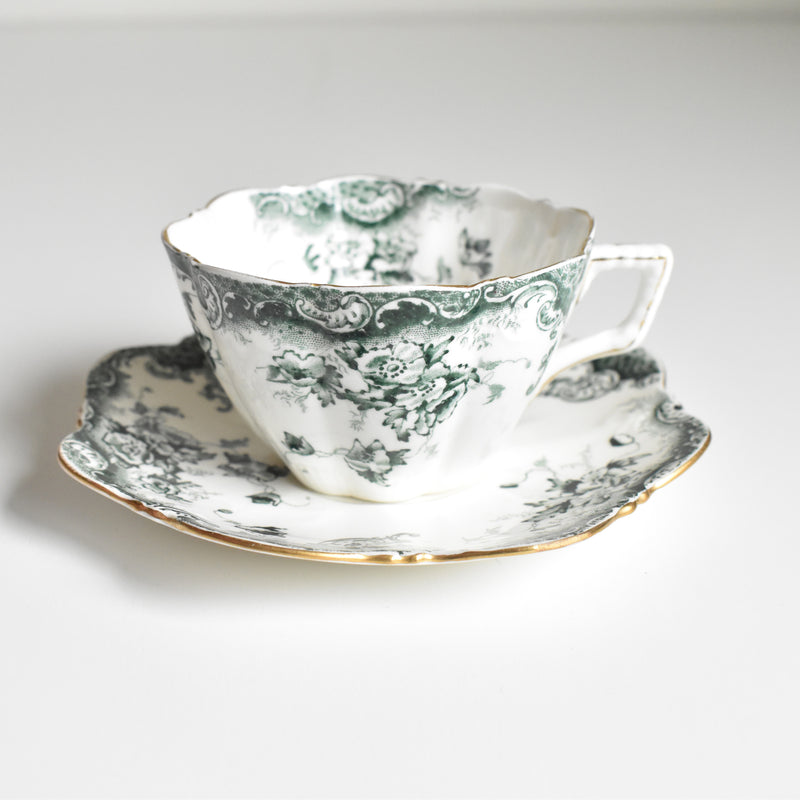 Antique Cup & Saucer RH&SL England DEE E