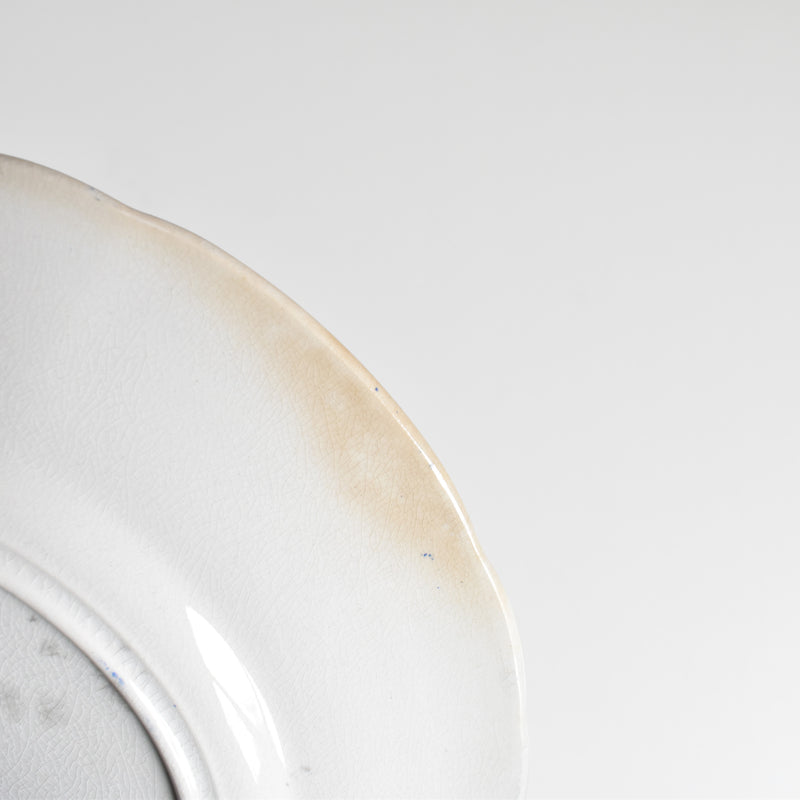 Antique Dessert Plate U&C Sarreguemines 1855 "Le bon curé"