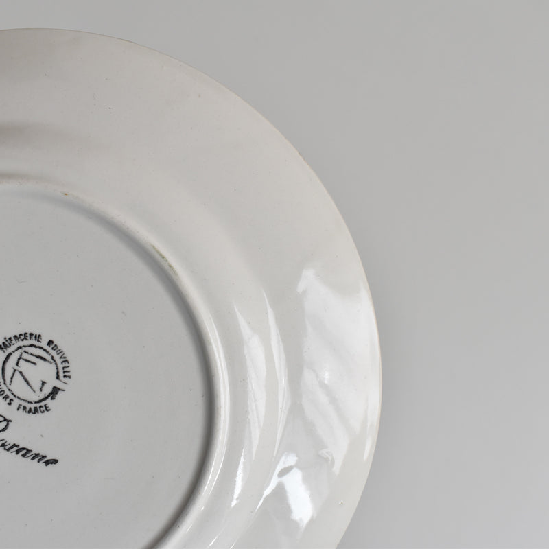 Vintage Dessert Plate, Gien Roxanne B