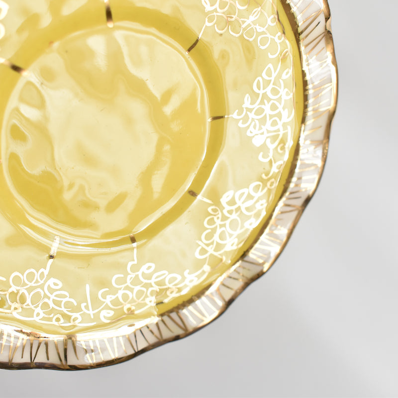 ア.ドラサンヴァル A.Dressinval コーヒーカップ＆ソーサー Yellow C