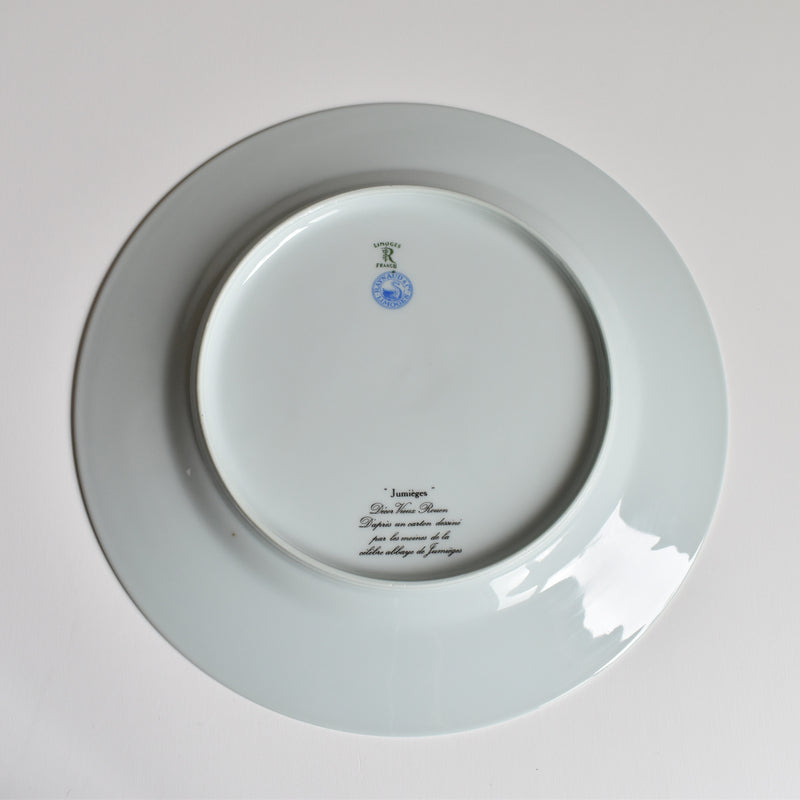 Vintage Plate Raynaud Limoges Jumièges C