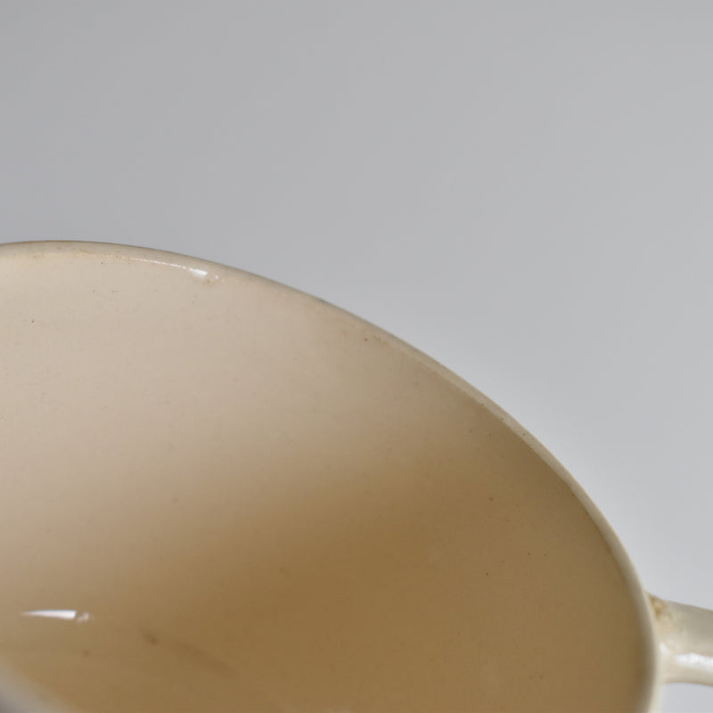 Vintage Coffee Cup Digoin & Sarreguemines Cream B