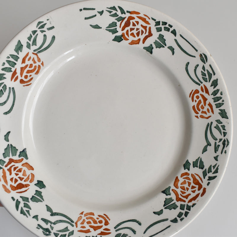 Vintage Dessert Plate, Gien Roxanne B