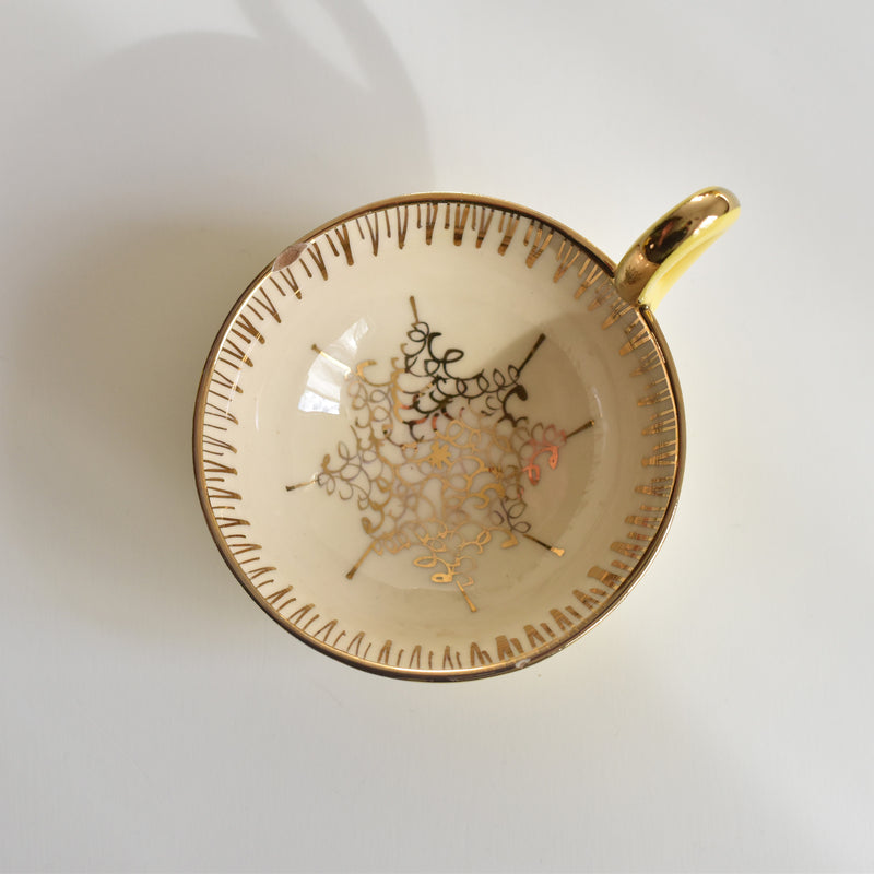 ア.ドラサンヴァル A.Dressinval コーヒーカップ＆ソーサー Yellow C