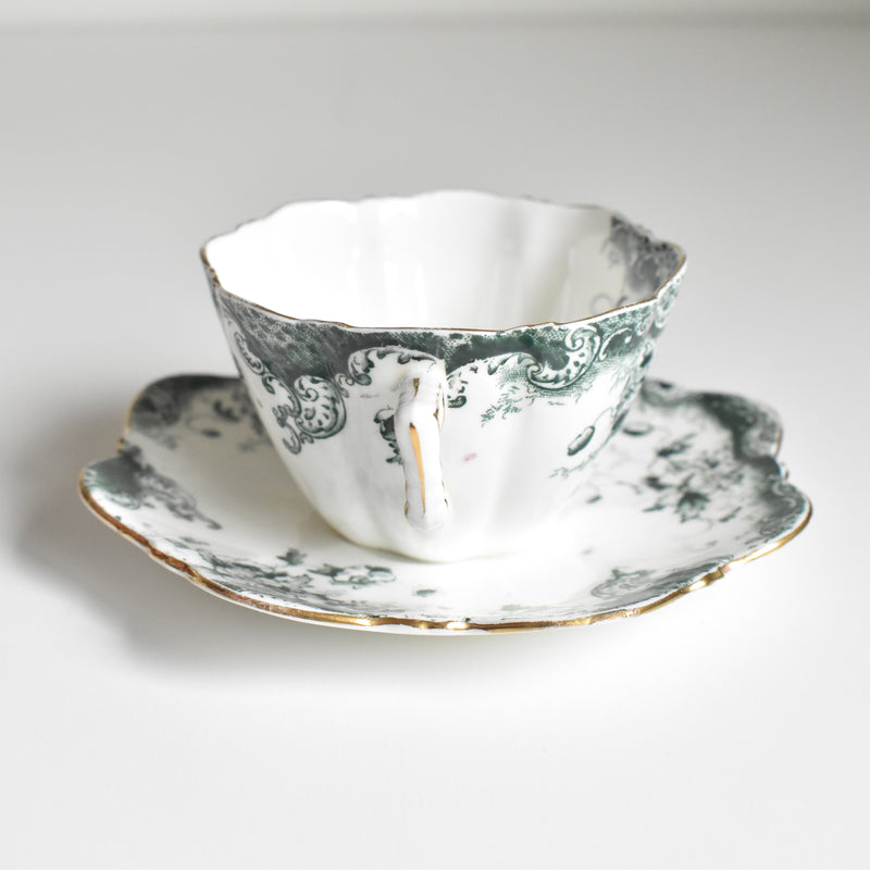 Antique Cup & Saucer RH&SL England DEE D
