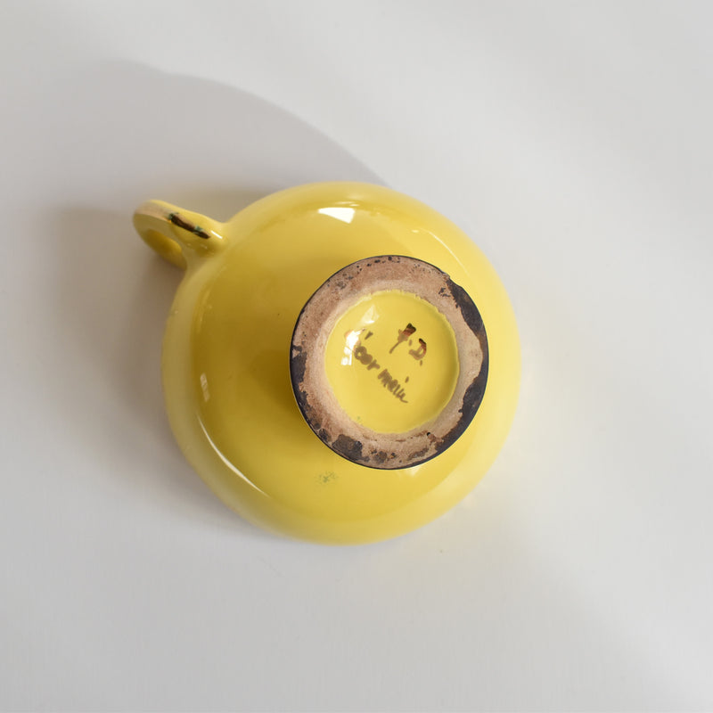 ア.ドラサンヴァル A.Dressinval コーヒーカップ＆ソーサー Yellow C