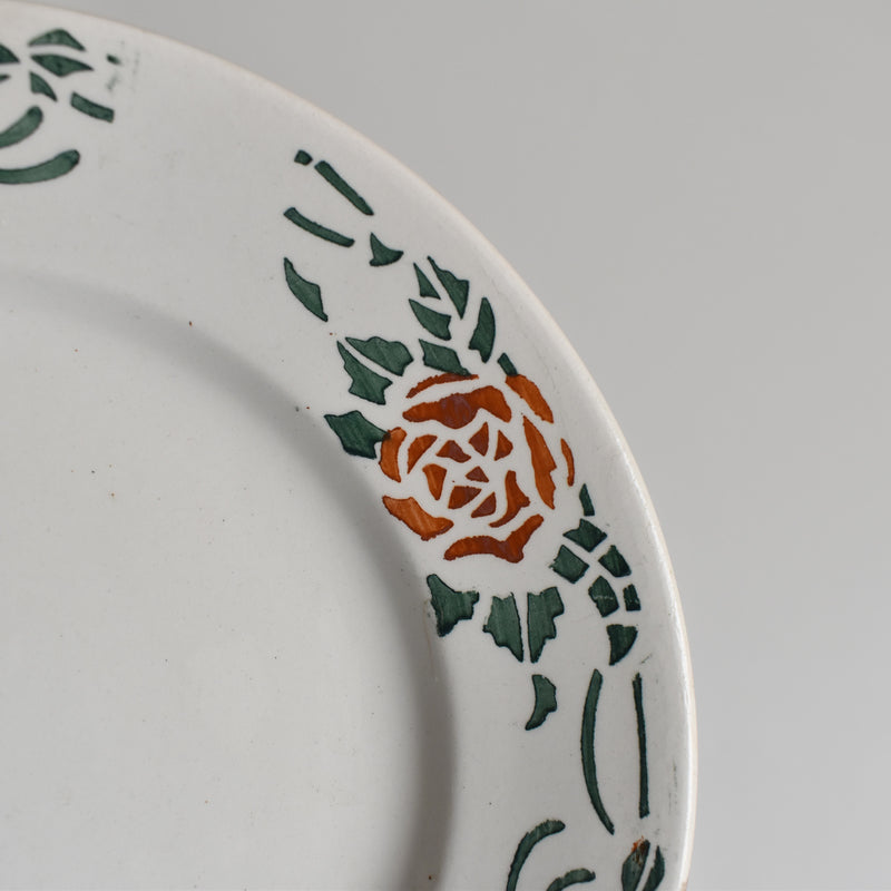 Vintage Dessert Plate, Gien Roxanne B