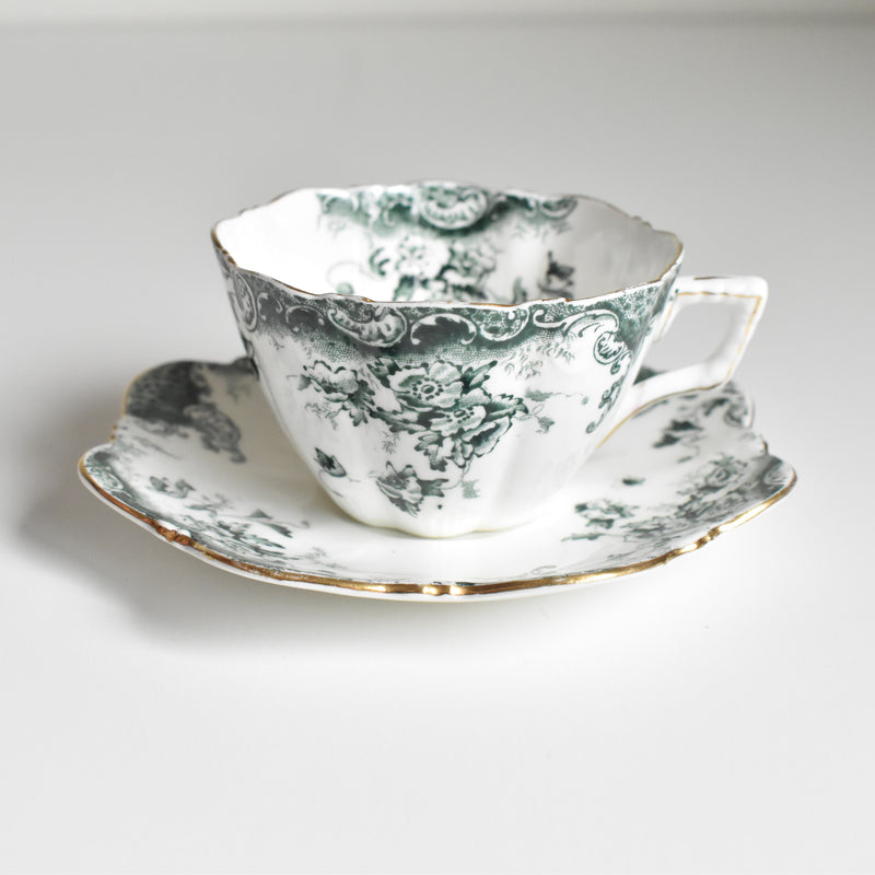 Antique Cup & Saucer RH&SL England DEE D