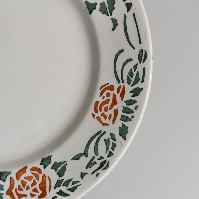 Vintage Dessert Plate, Gien Roxanne B