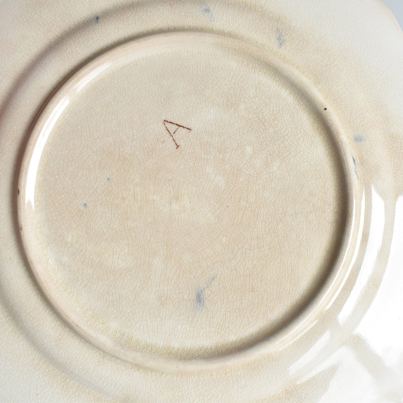 Antique dessert plate, Onan Oiseaux E