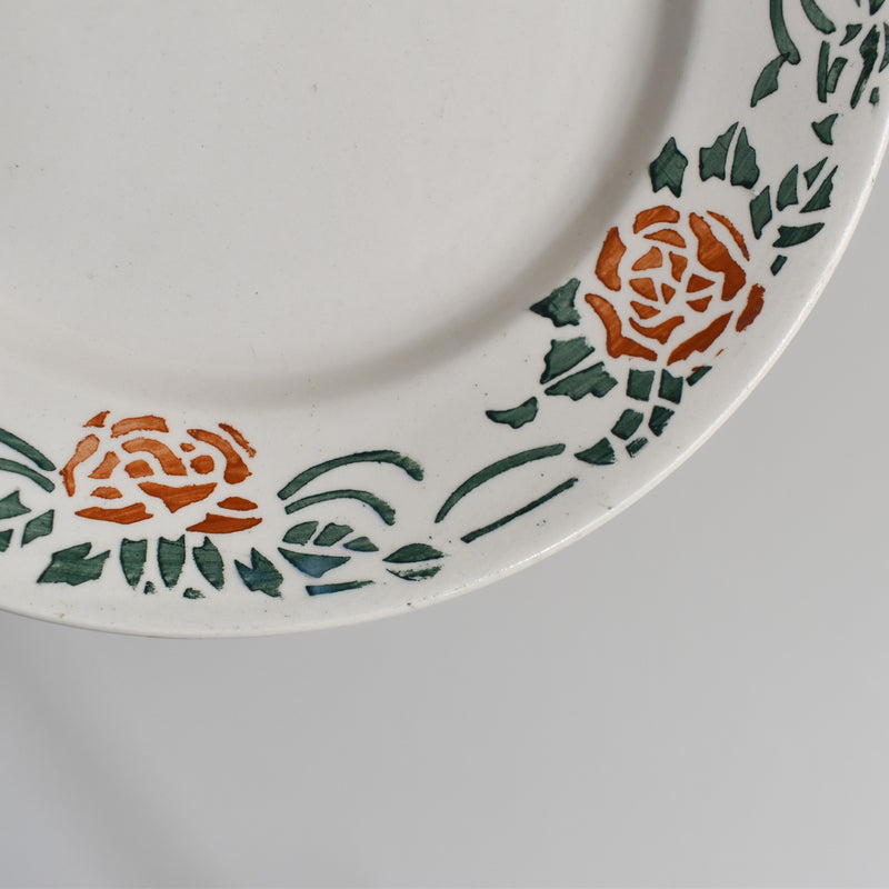 Vintage Dessert Plate, Gien Roxanne B