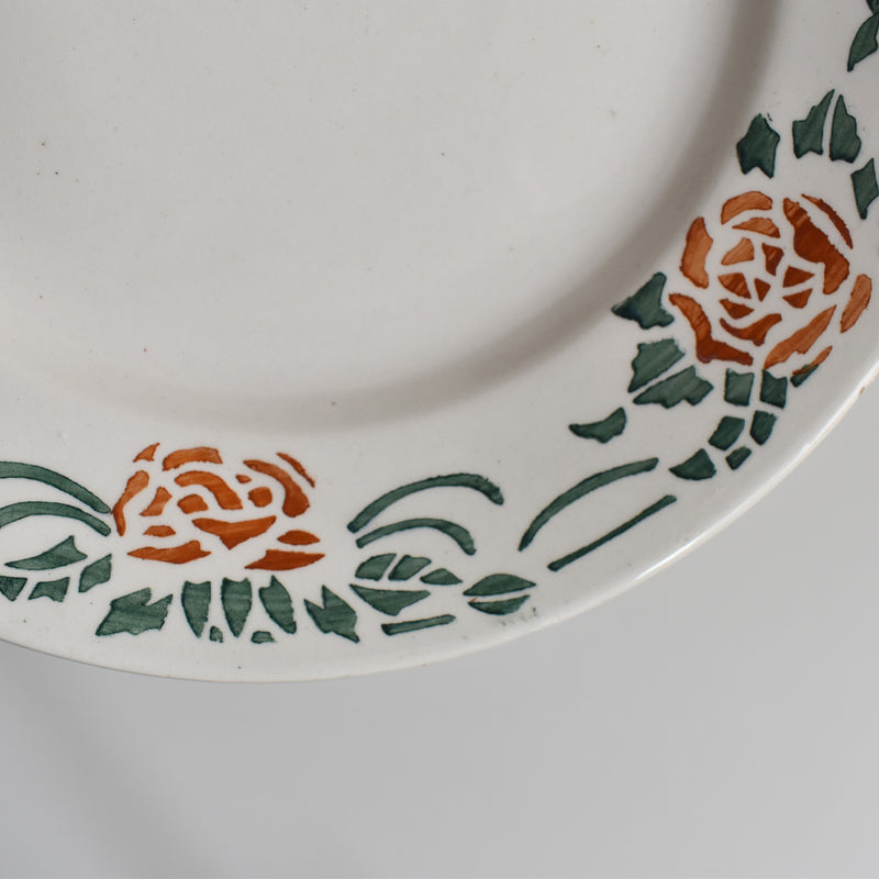 Vintage Dessert Plate, Gien Roxanne B
