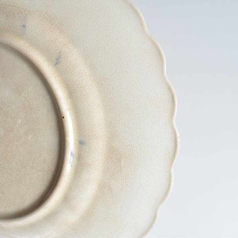 Antique dessert plate, Onan Oiseaux E