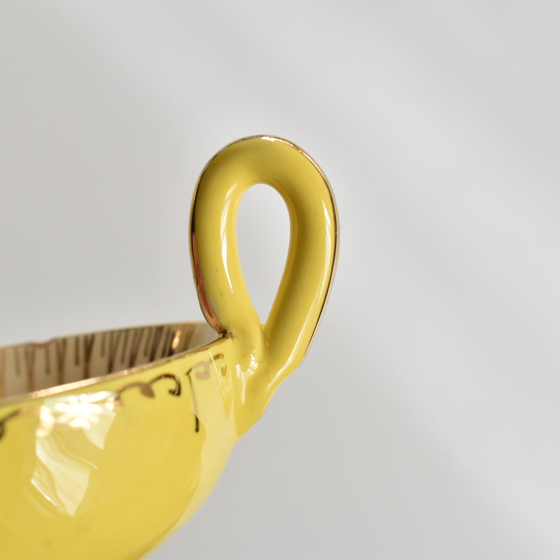 ア.ドラサンヴァル A.Dressinval コーヒーカップ＆ソーサー Yellow C