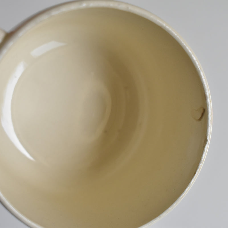 Vintage Coffee Cup, Digoin & Sarreguemines, Cream A