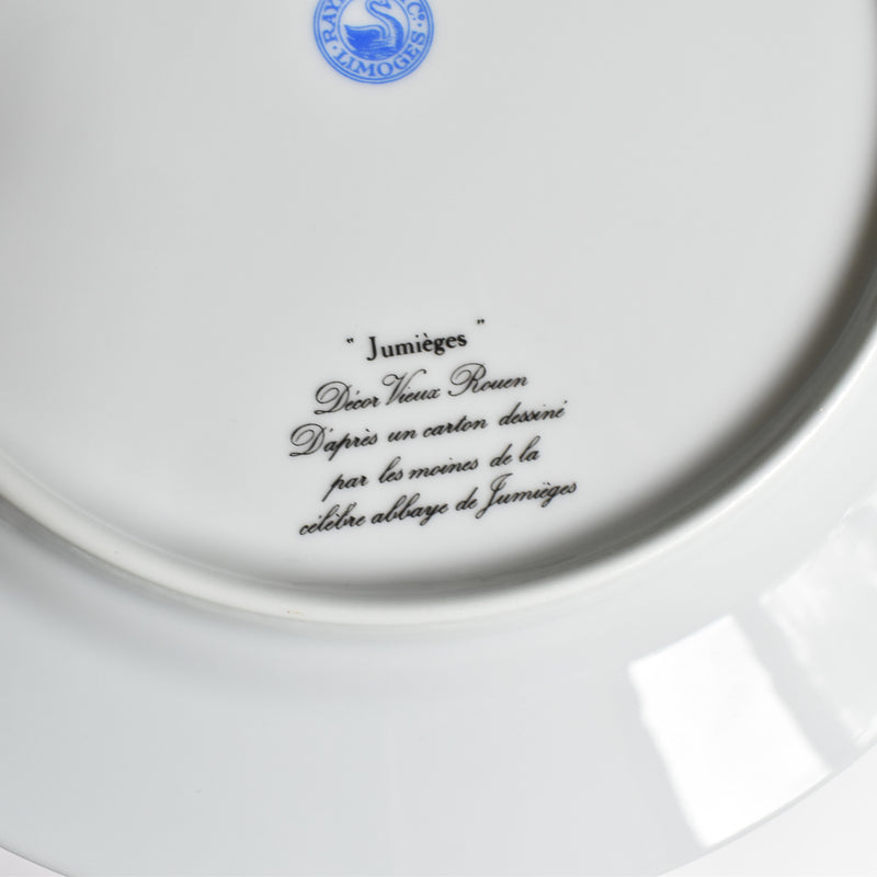 Vintage Plate Raynaud Limoges Jumièges D