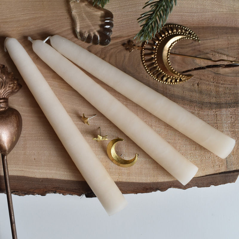 シエルジュコニック　（テーパーキャンドル）　20cm Papyrus（パピルス）