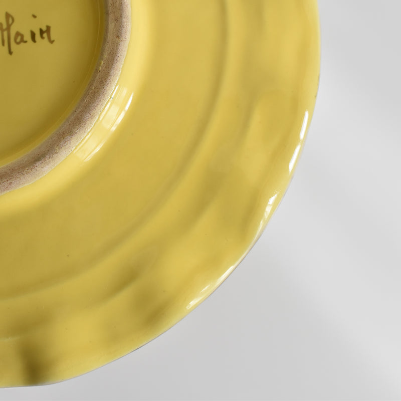 ア.ドラサンヴァル A.Dressinval コーヒーカップ＆ソーサー Yellow D