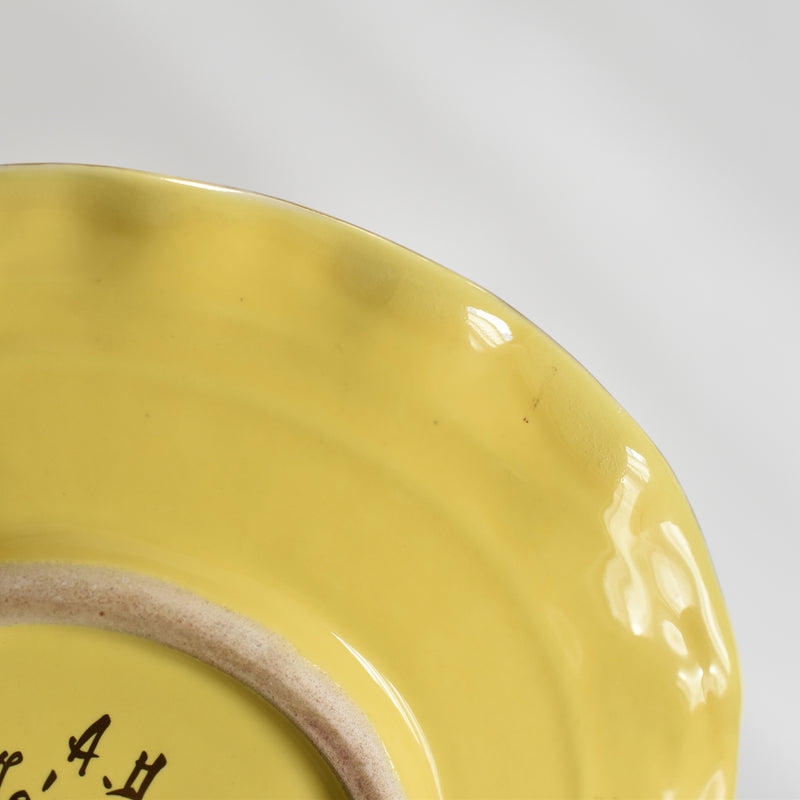 ア.ドラサンヴァル A.Dressinval コーヒーカップ＆ソーサー Yellow D