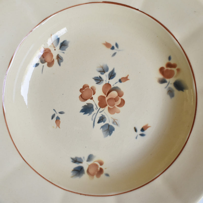 Vintage Deep Plate Digoin & Sarreguemines 8189