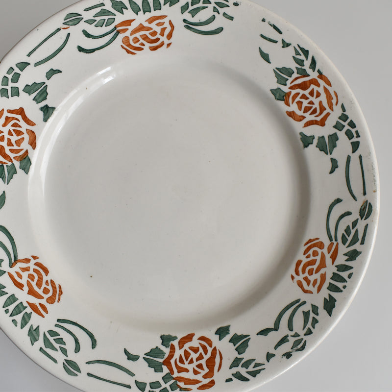 Vintage Dessert Plate Gien Roxane C