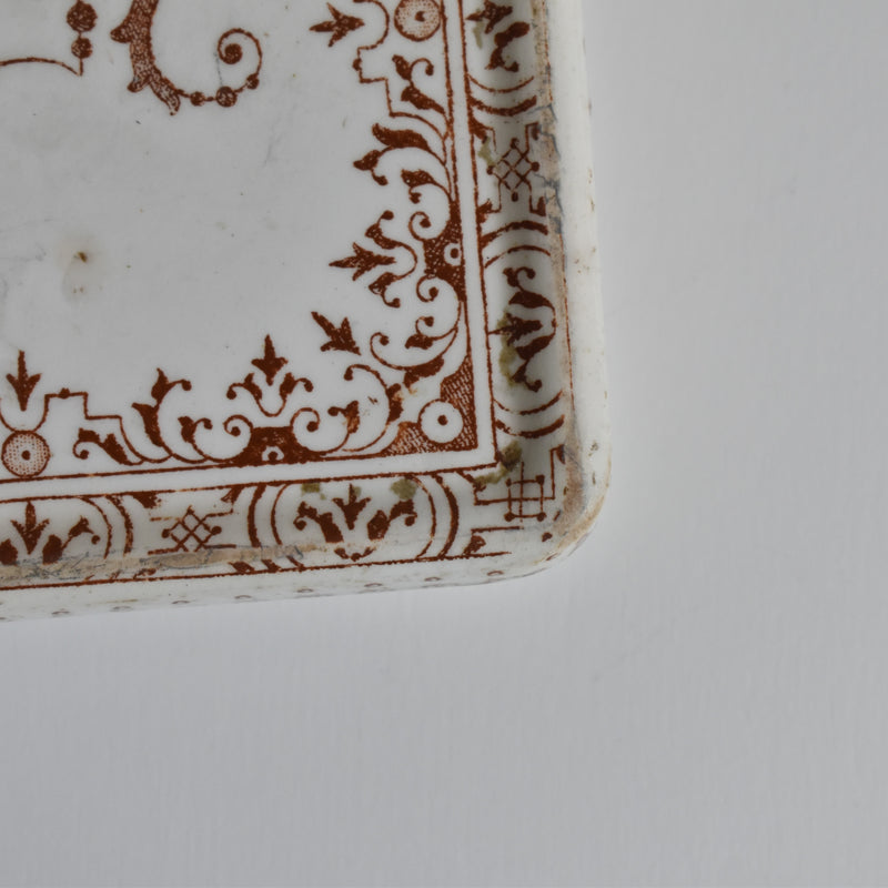 Antique Trivet Longwy Moustier N1