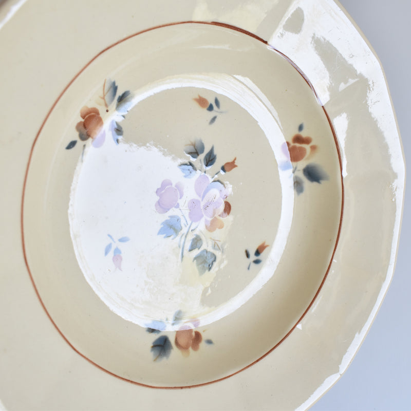 Vintage Deep Plate Digoin & Sarreguemines 8189