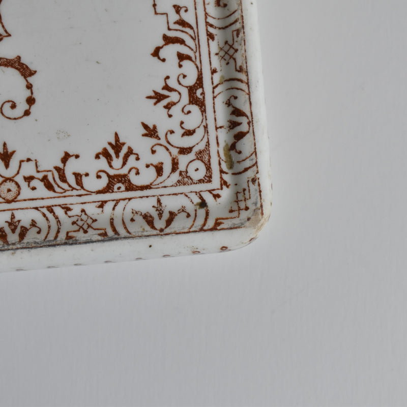 Antique Trivet Longwy Moustier N1