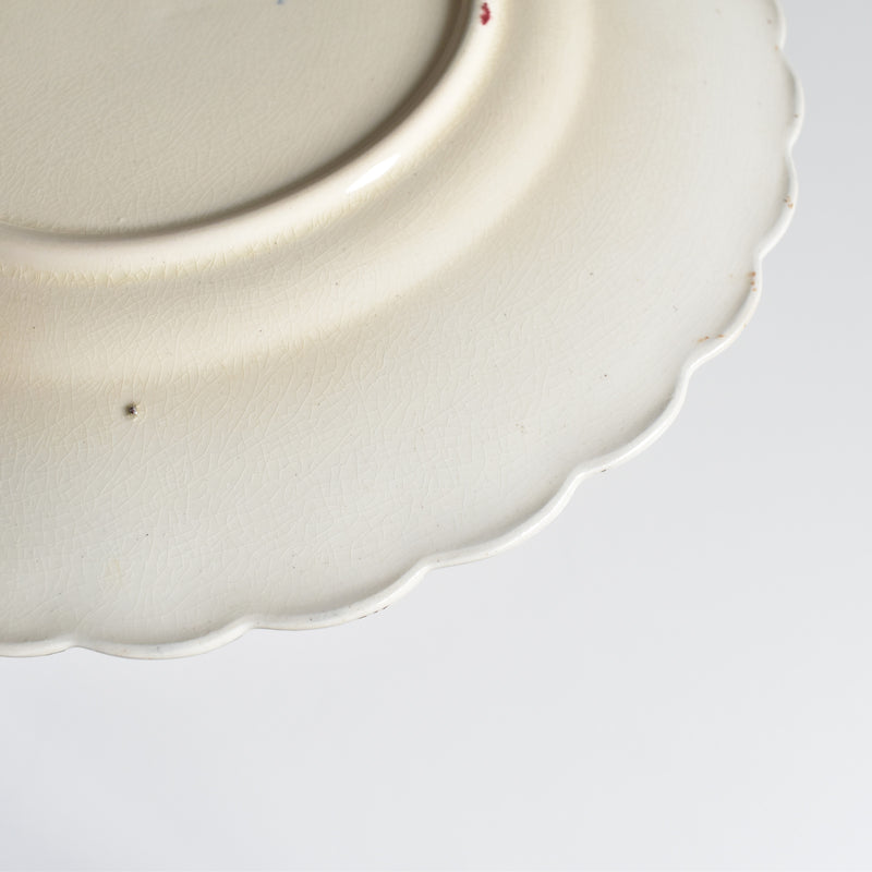 Antique Dessert Plate "Oiseaux F"