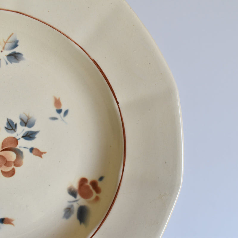 Vintage Deep Plate Digoin & Sarreguemines 8189
