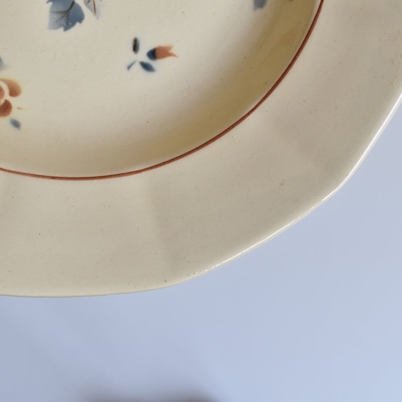 Vintage Deep Plate Digoin & Sarreguemines 8189