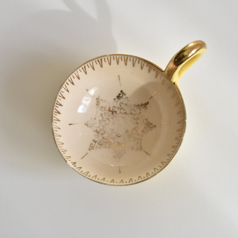 ア.ドラサンヴァル A.Dressinval コーヒーカップ＆ソーサー Yellow D