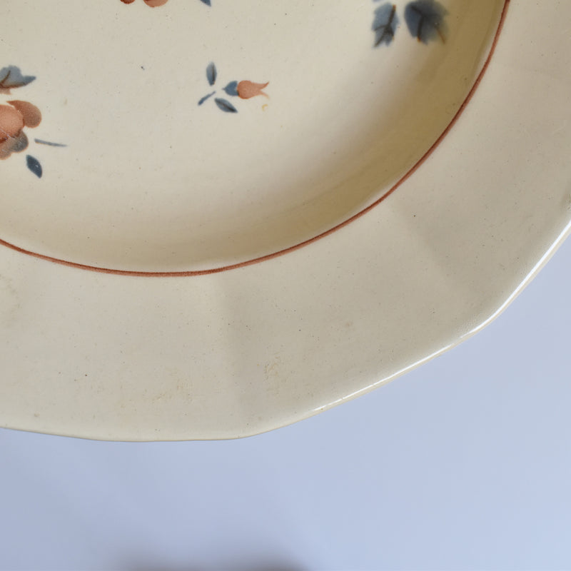 Vintage Deep Plate Digoin & Sarreguemines 8189