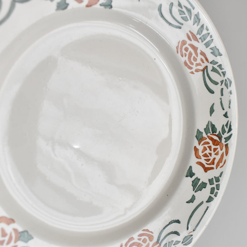 Vintage Dessert Plate Gien Roxane C