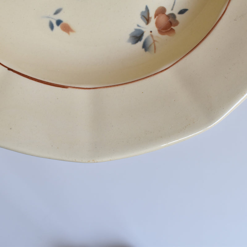 Vintage Deep Plate Digoin & Sarreguemines 8189
