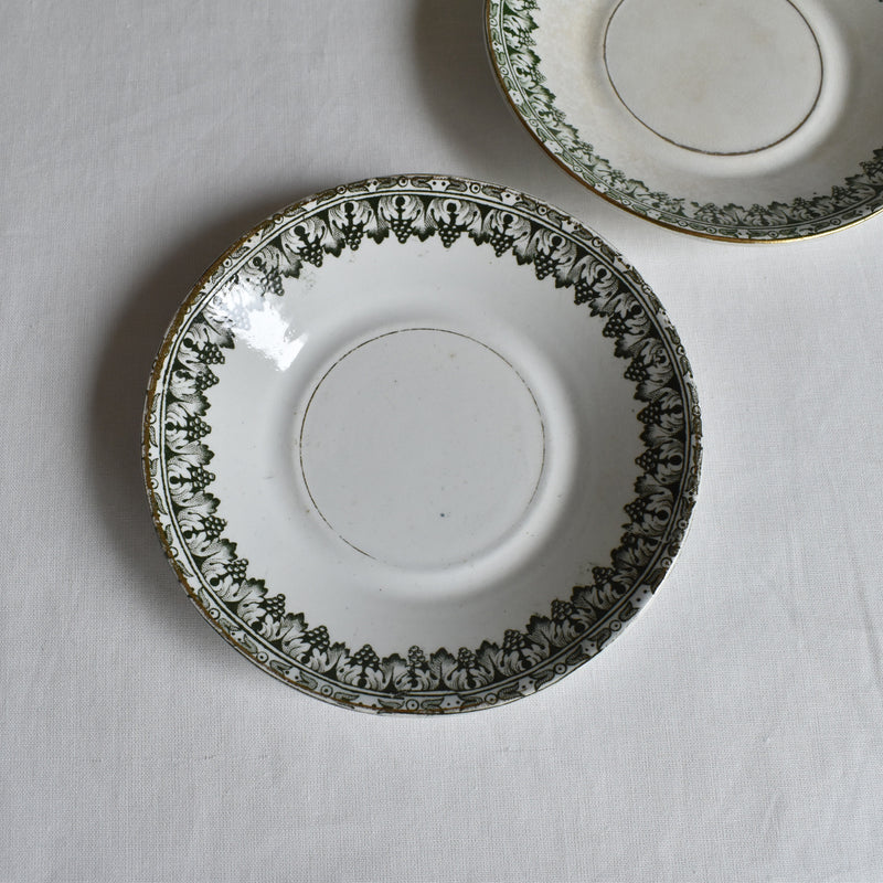 Antique Empire Badonviller Saucers (Set of 2) A
