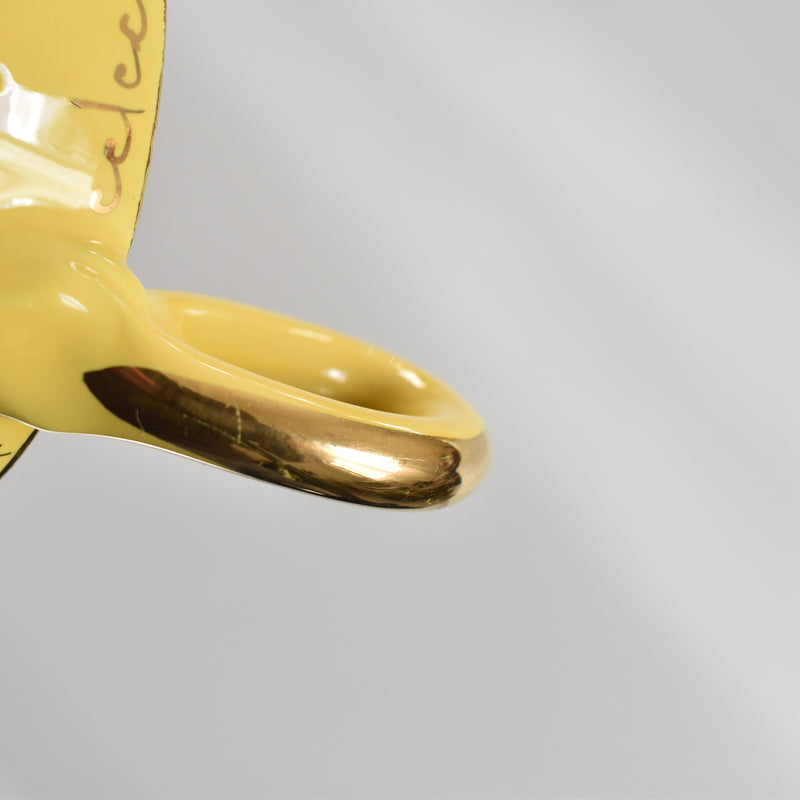 ア.ドラサンヴァル A.Dressinval コーヒーカップ＆ソーサー Yellow D