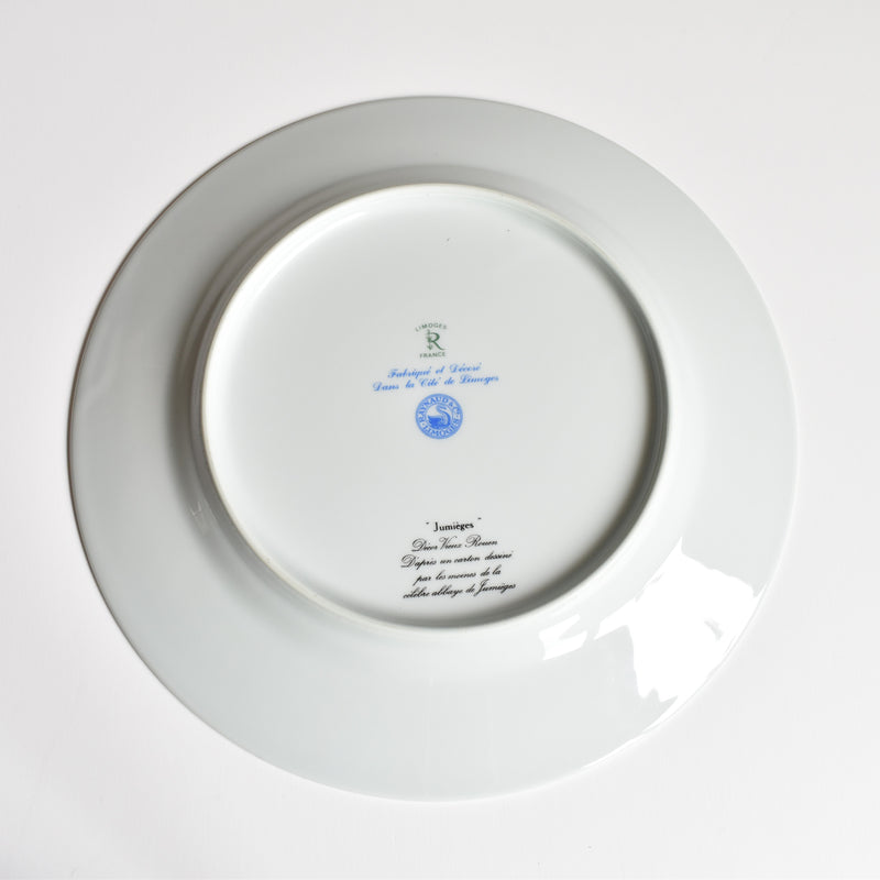 Vintage Plate Raynaud Limoges Jumièges E