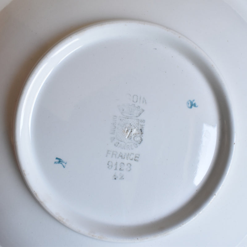 Vintage Deep Plate, Digoin & Sarreguemines 9123