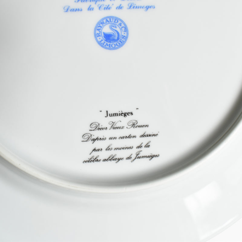 Vintage Plate Raynaud Limoges Jumièges E