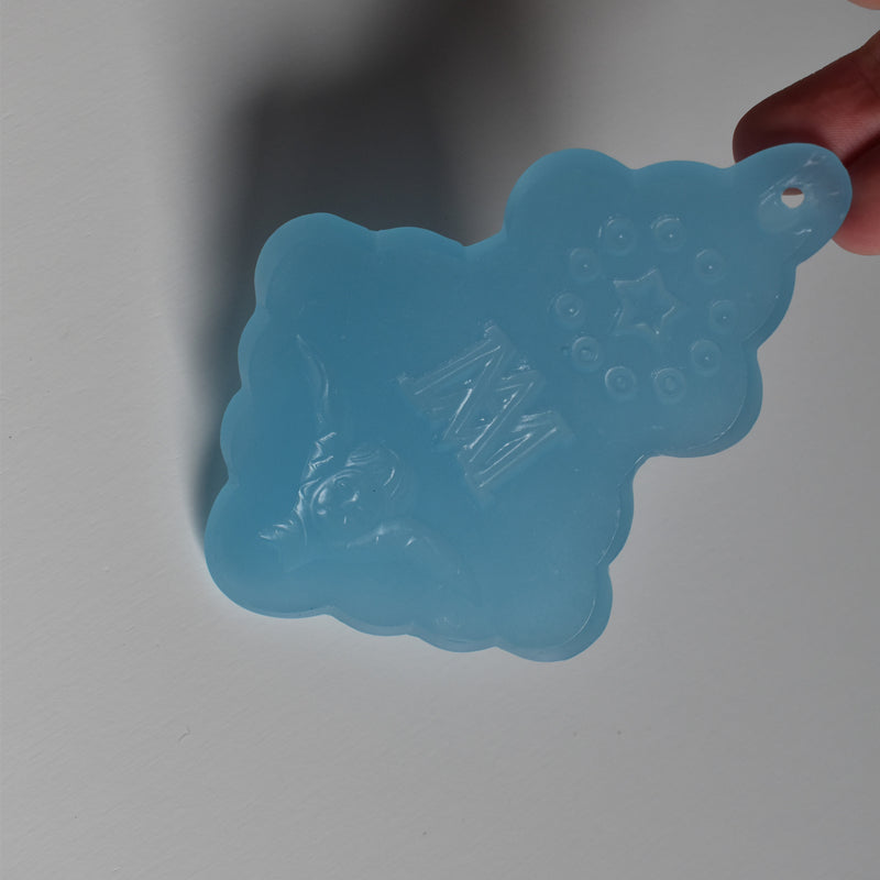 シャンデリア型　オーナメント　turquoise