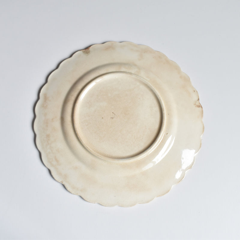 Antique Dessert Plate, Oiseaux G