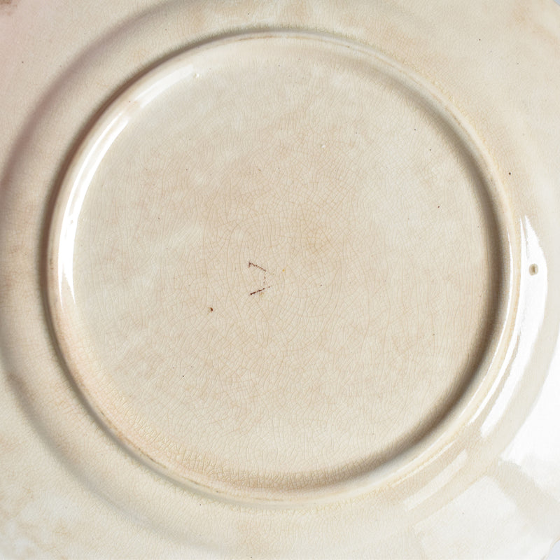 Antique Dessert Plate, Oiseaux G