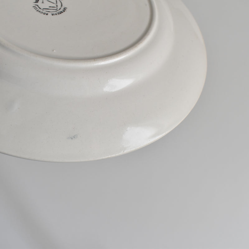 Vintage Dessert Plate Gien Roxane D