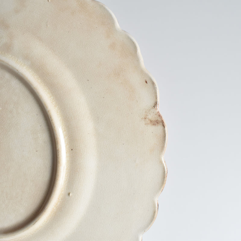Antique Dessert Plate, Oiseaux G