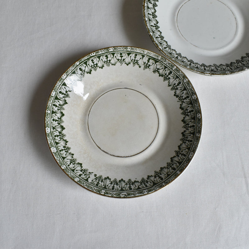 Antique Empire Badonviller Saucers (Set of 2) A