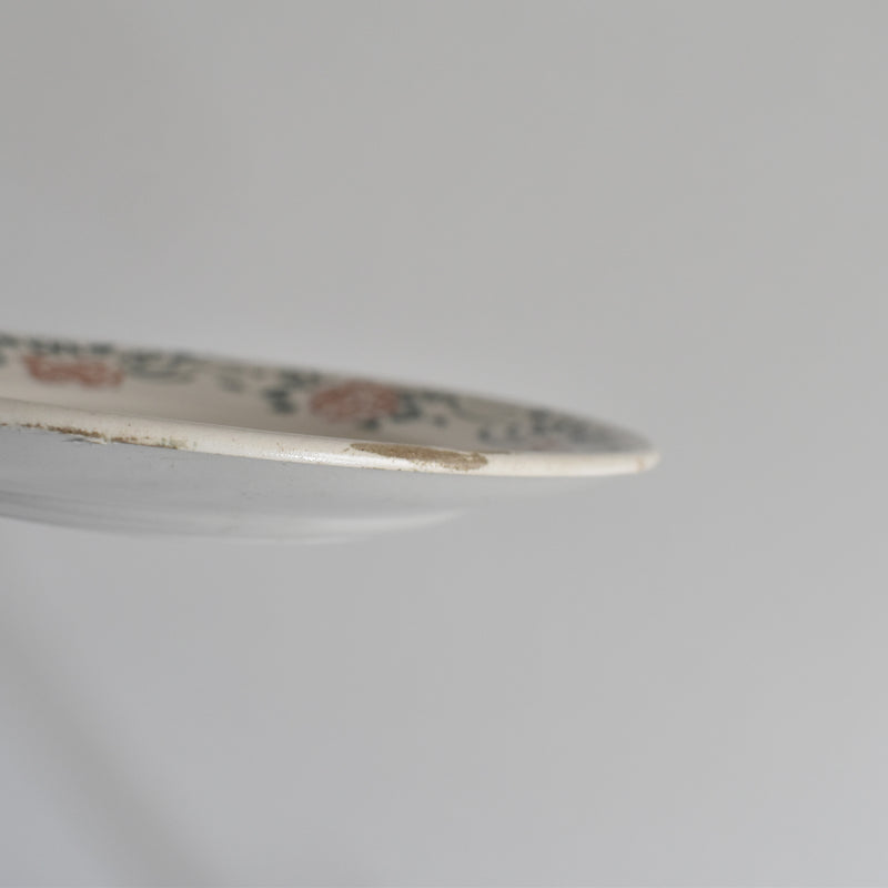 Vintage Dessert Plate Gien Roxane D