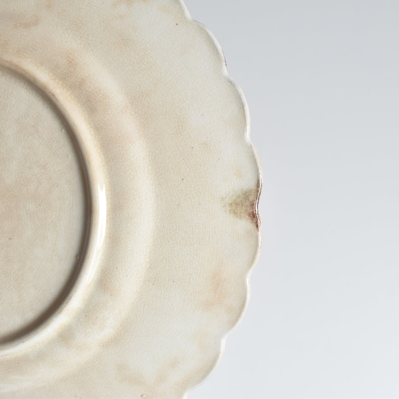 Antique Dessert Plate, Oiseaux G