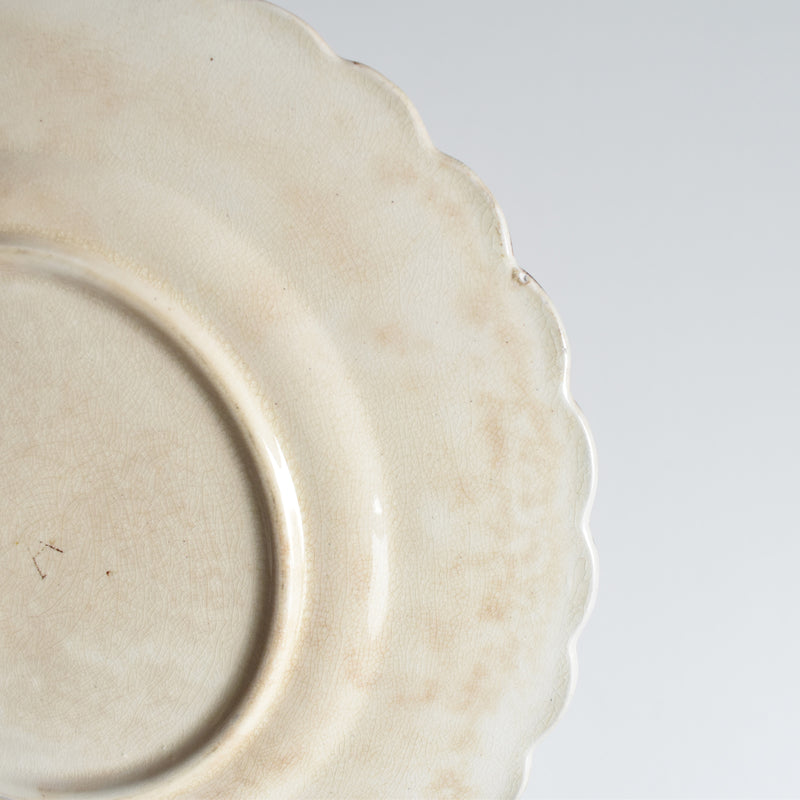 Antique Dessert Plate, Oiseaux G